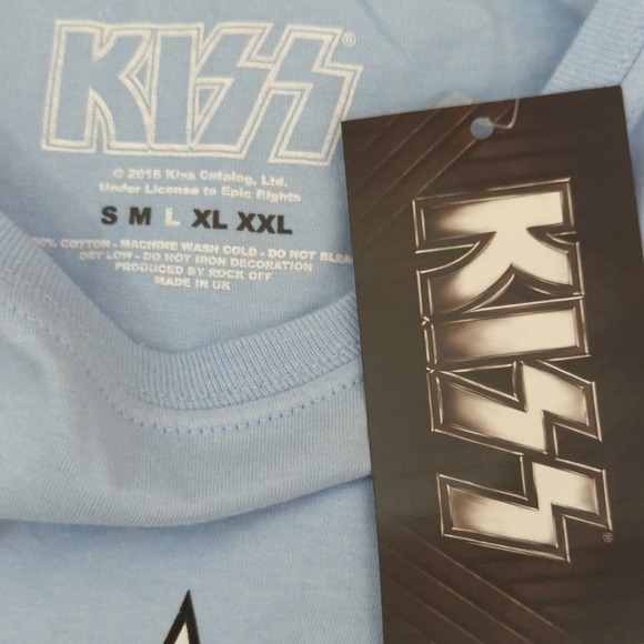 NWT‎ | KISS Women's 100% Cotton Kiss Logo Short Sleeve Tee - Picture 4 of 5